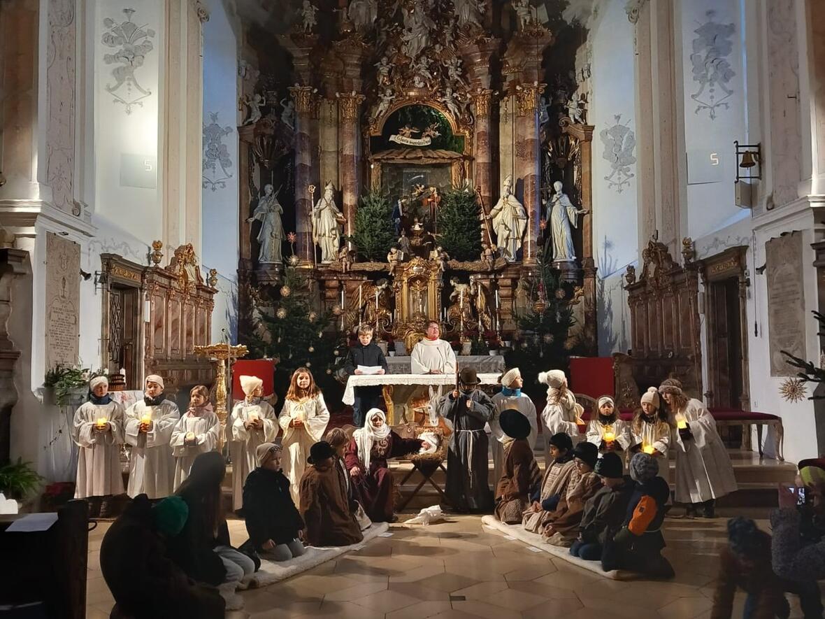 Kinderkrippenfeier in Hl. Geist