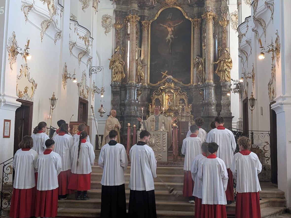 Festgottesdienst im Münster Hl. Kreuz in Baring