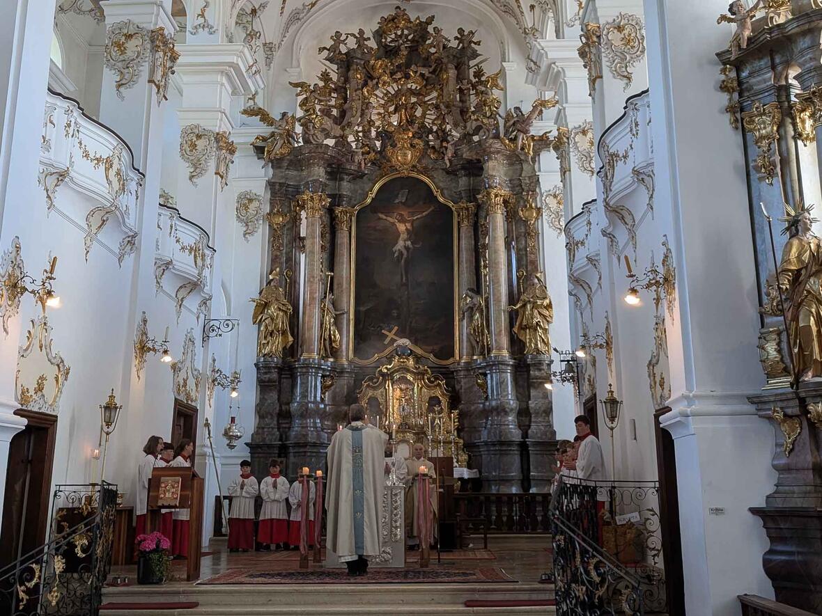 Festgottesdienst im Münster Hl. Kreuz in Baring