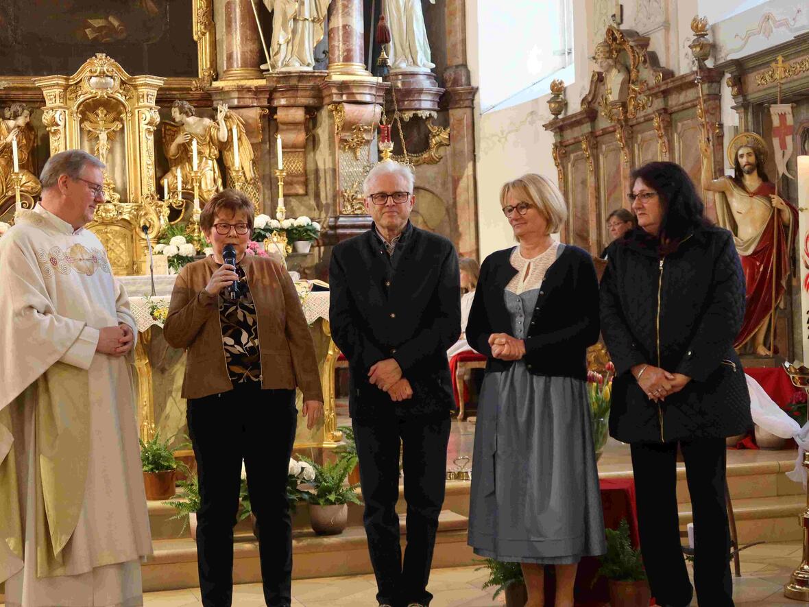 Inge Regnat - langjährige Vorsitzende des PGR Hl. Geist mit einigen Worten zum Abschied