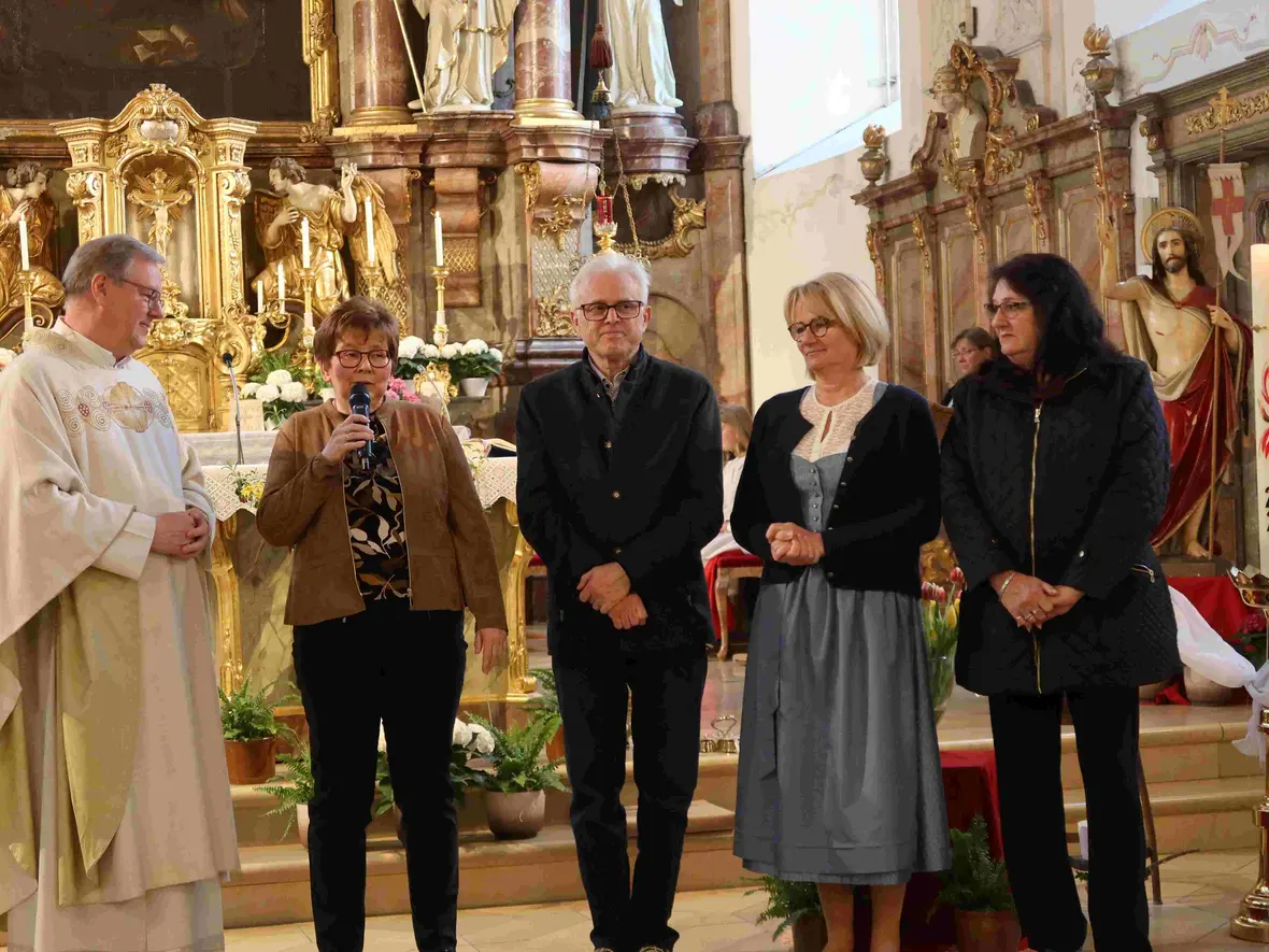 Inge Regnat - langjährige Vorsitzende des PGR Hl. Geist mit einigen Worten zum Abschied