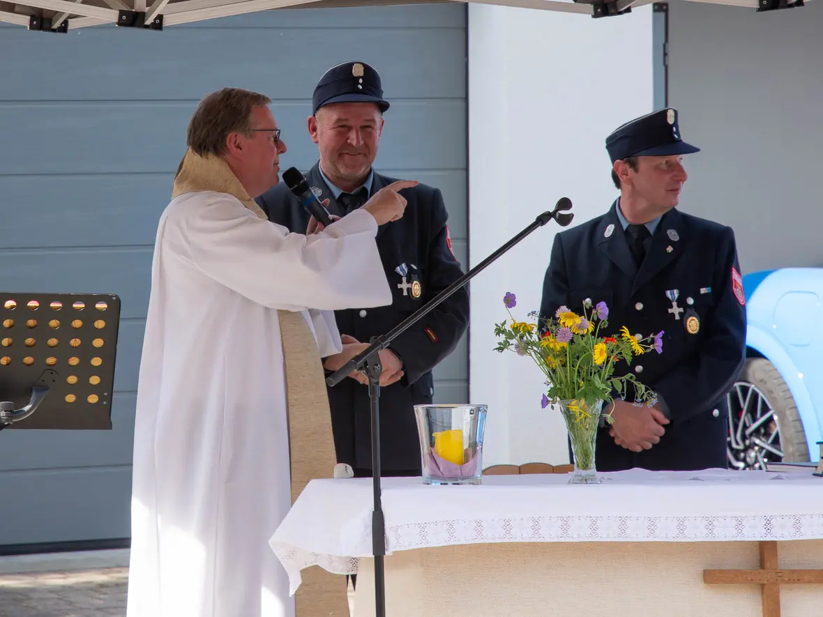 "Segnen ist auch ein bisschen wie löschen" (Pfarrer Kohler)