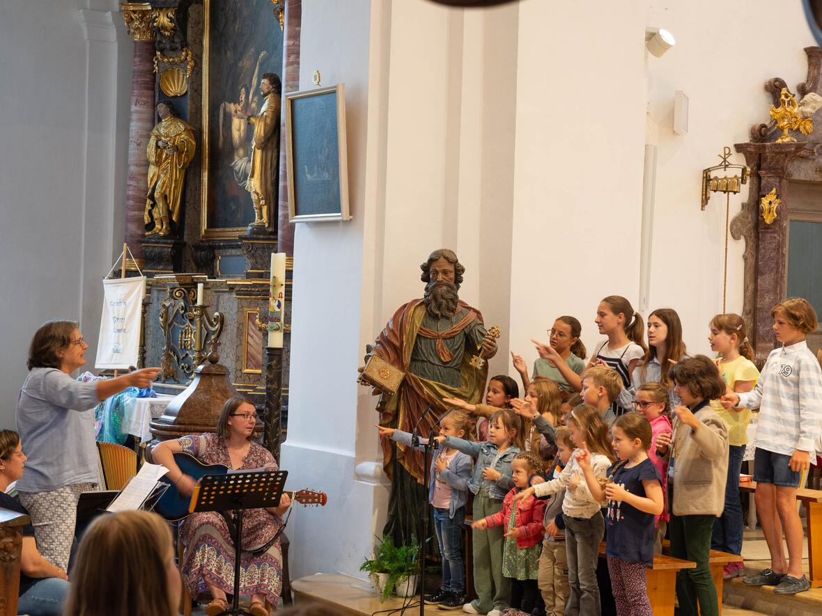 Margot Wienhardt und Agnes Dachs - sie prägten den Kinderchor und Band die letzten Jahre