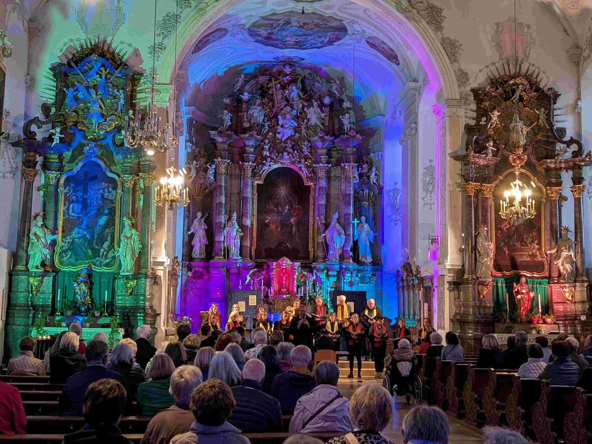 Erstaunlich und erfreulich viele Besucher fanden den Weg in die Kirche