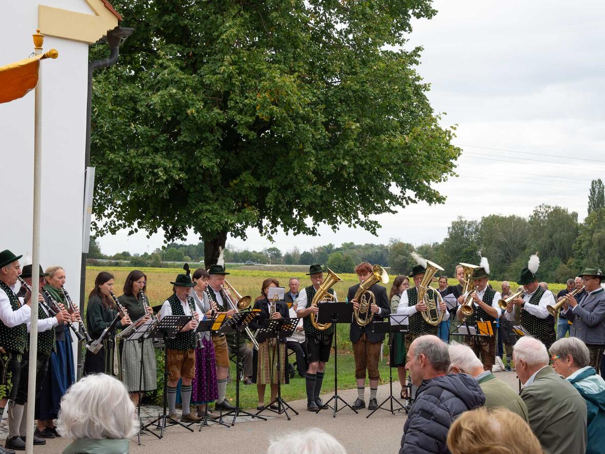 Die Rohrenfelser Blasmusik übernahm die musikalische Gestaltung des Gottesdienstes.