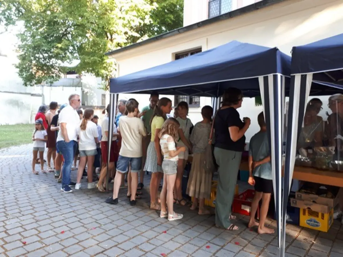 Die Hot Dogs waren am Abend heiß begehrt
