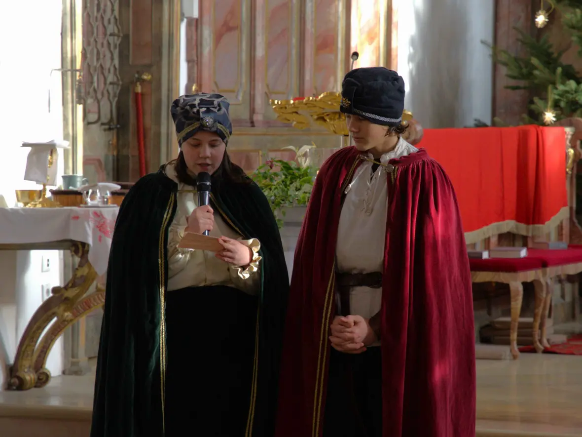 ... und hatten am Ende noch ein schönes Gebet für die Kinder dieser Welt.