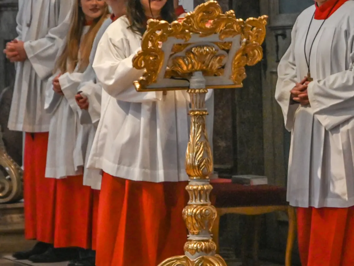 ... und Christine. Ihr Engagement für unsere Ministranten ist so stark. 