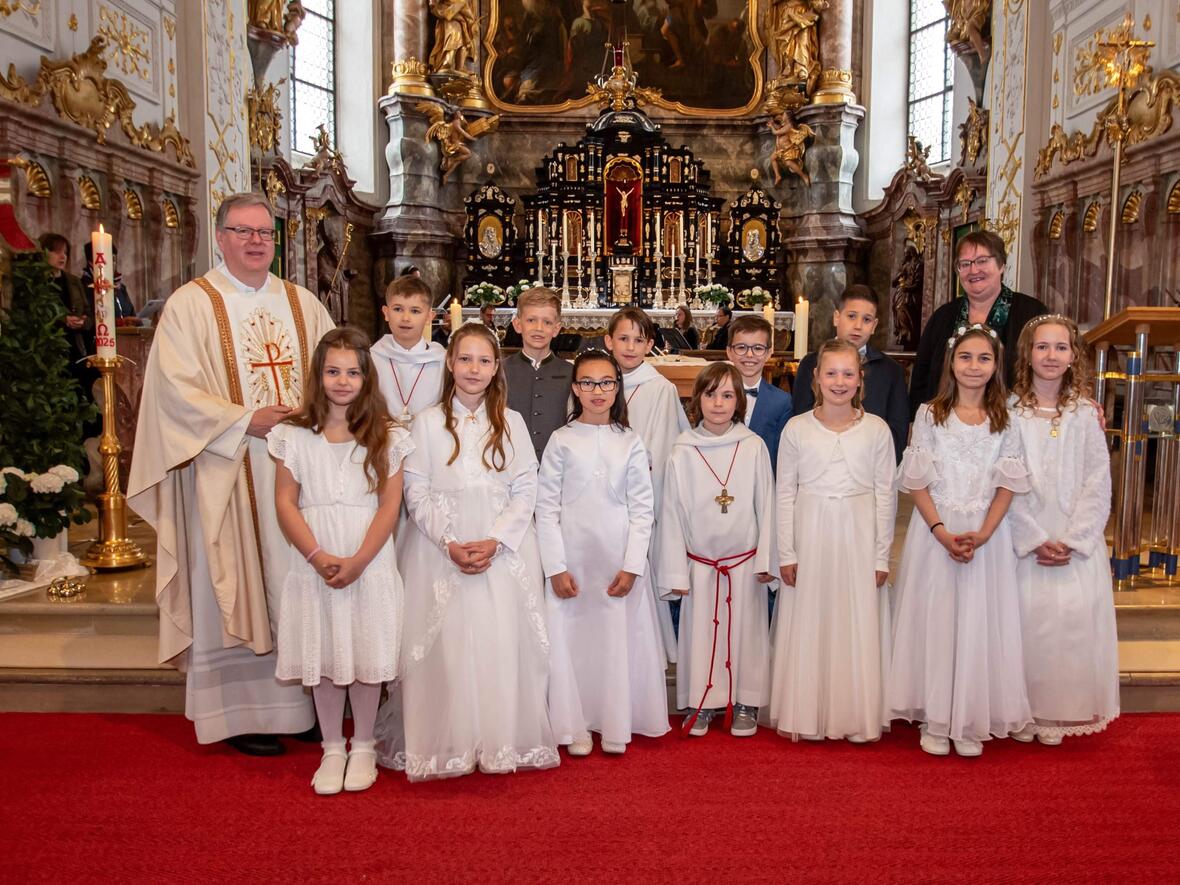 Erstkommunionfeier in St. Peter