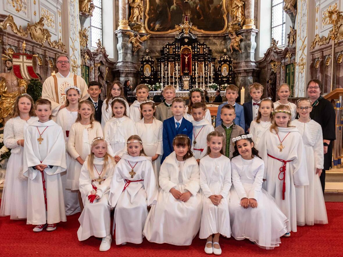 Erstkommunionfeier in St. Peter