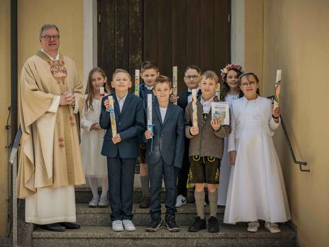 Erstkommunionfeier in Ried