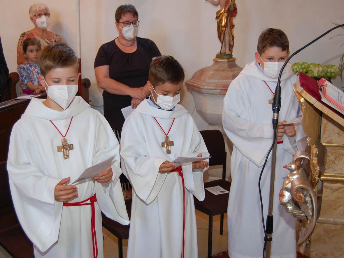 Erstkommunion in Wagenhofen am 27. Juni 2021