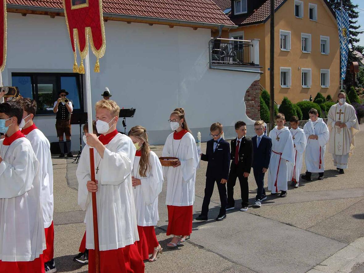 Erstkommunion in Wagenhofen am 27. Juni 2021