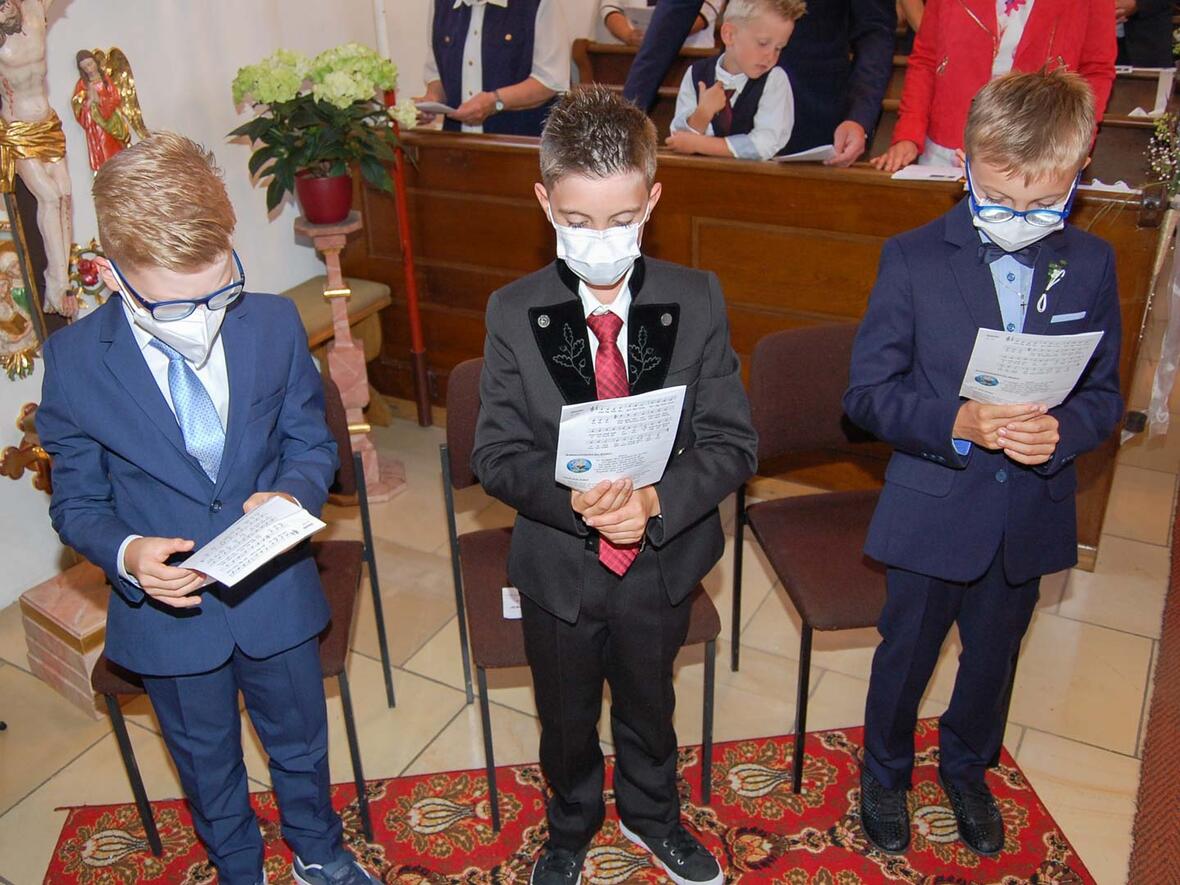 Erstkommunion in Wagenhofen am 27. Juni 2021