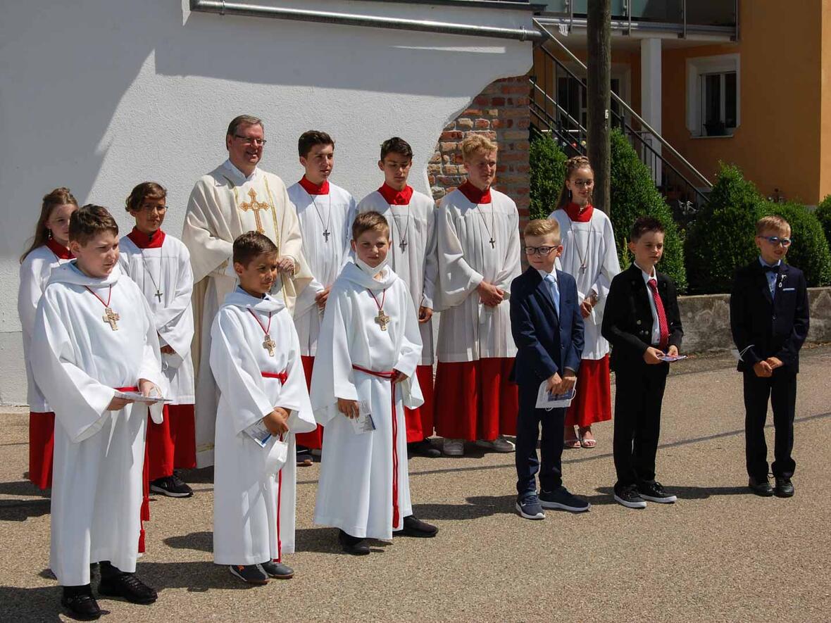 Erstkommunion in Wagenhofen am 27. Juni 2021