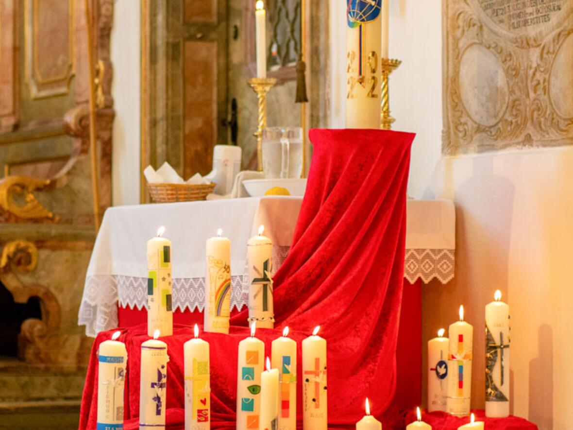 Firmkerzen der 9 Uhr Gruppe