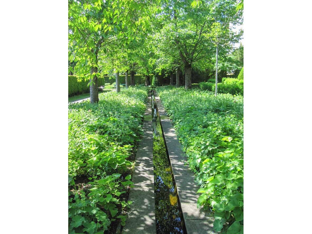 Im Garten von Schloss Salem