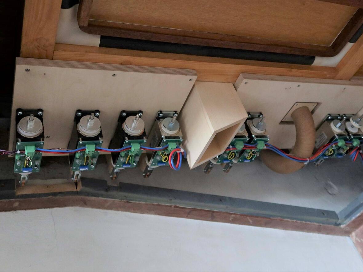 Auch in einer Orgel geht nichts mehr ohne Elektronik.