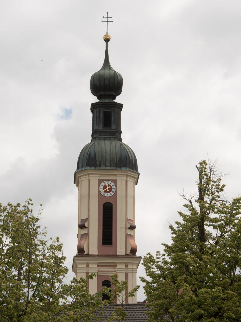 Der Turm von Heilig Geist nach der Sanierung im Sommer 2020