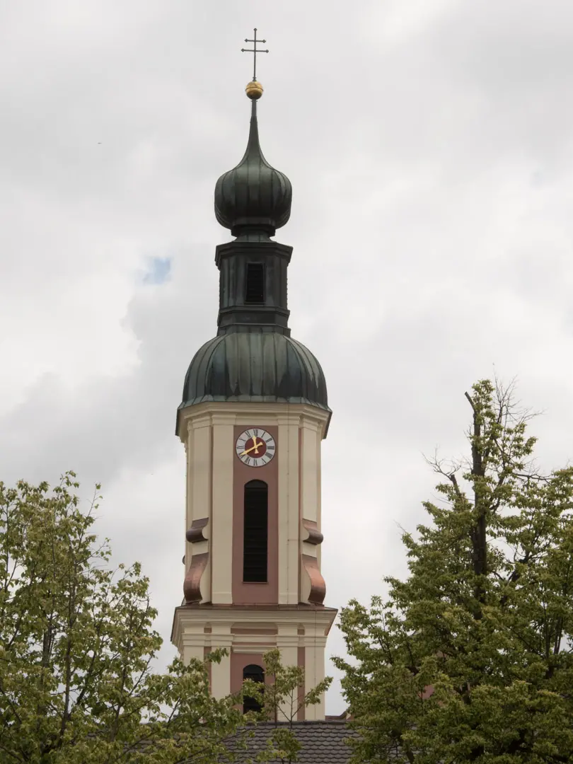 Der Turm von Heilig Geist nach der Sanierung im Sommer 2020