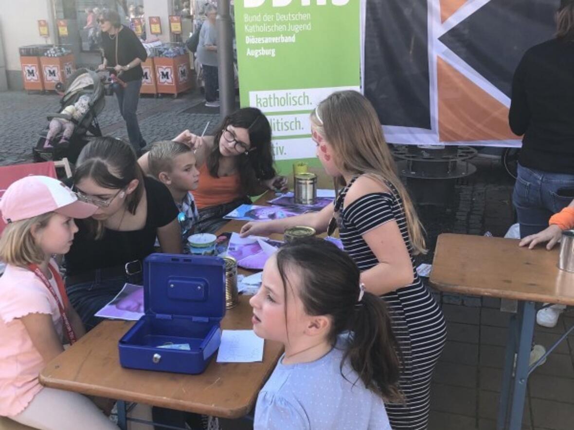 Kolpingjugend auf dem Weltkindertag