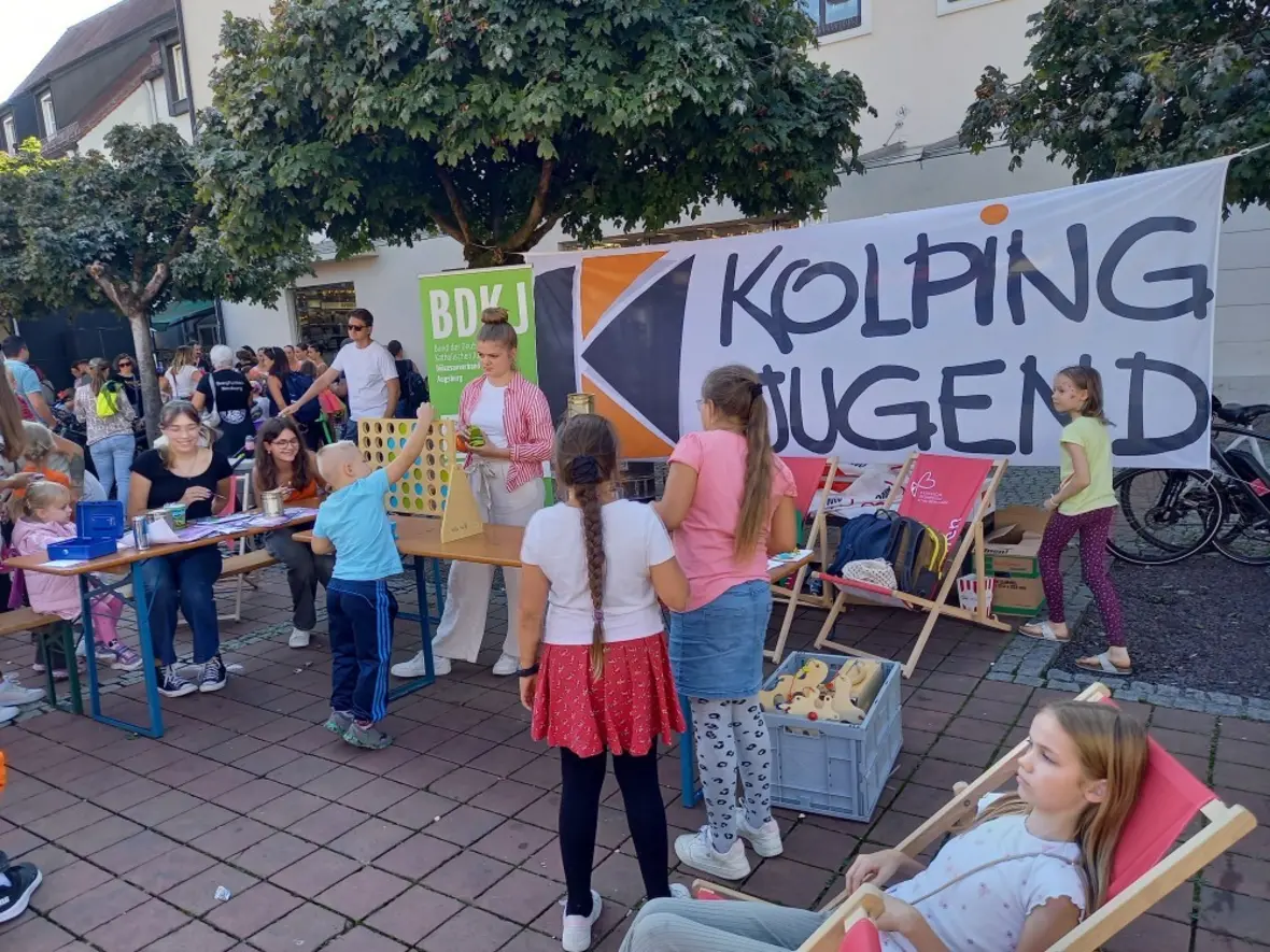Kolpingjugend auf dem Weltkindertag