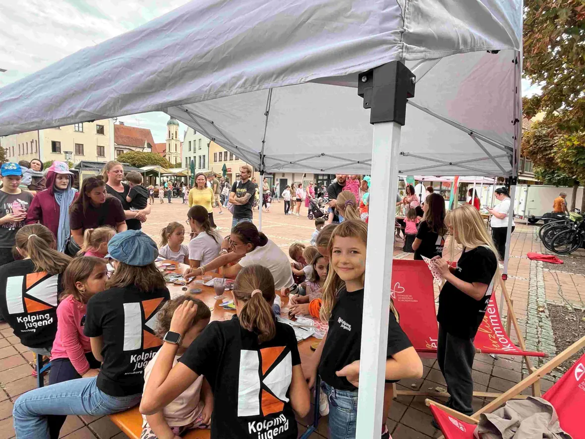 Kolpingjugend auf dem Weltkindertag