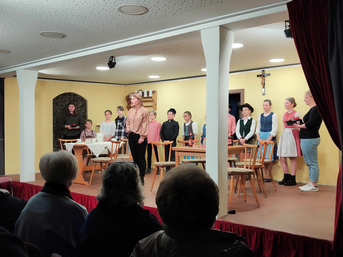 Die Kindertheatergruppe fand großen Anklang.