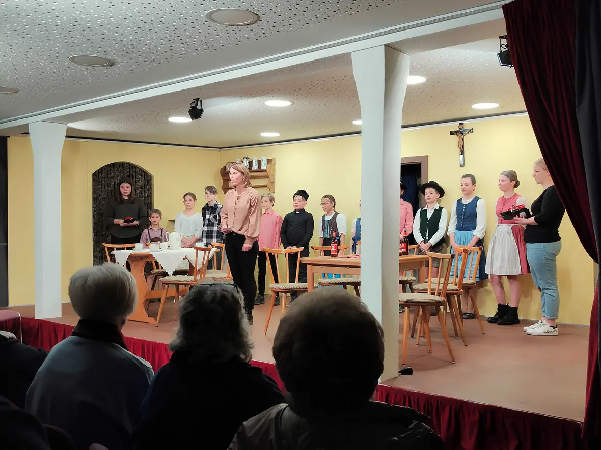 Die Kindertheatergruppe fand großen Anklang.