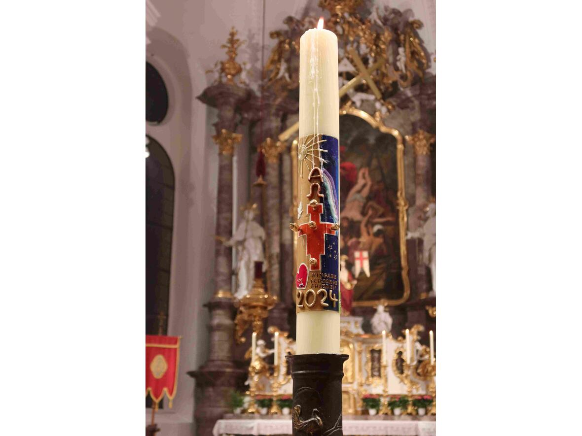 Osterkerze St. Peter